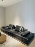 亿匚鑫意式极简劳伦斯真皮沙发客厅大户型高端大气网红设计师直排沙发 4.2米【直排多人位】 【全头层真皮+45D高回弹海绵】 实拍图