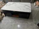 凡创佳品 岩板茶几轻奢高级感客厅茶几现代简约意式极简多功能长方形茶几 1.2米茶几【莎罗兰-黑柜】 实拍图