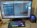 VGN N75有线/无线/蓝牙三模客制化机械键盘gasket结构全键热插拔游戏电竞办公键盘 单模N75 动力紫轴 加勒比海 实拍图