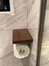 奥斯托米 纸巾架实木创意卫生间金色厕所卷纸架黑胡桃木厕纸盒手机卫生纸架 冲量款-黑胡桃木纸巾架 实拍图