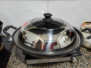 不锈钢锅盖加高加厚炒锅蒸锅电锅锅盖可视组合盖28cm~40cm-42cm 外径42cm（适合内径40-41cm） 实拍图