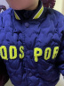 MQD童装男童羽绒服2022年冬季新款儿童学院风运动美式棒球领外套 藏青 130 晒单实拍图