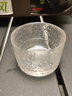 和风四季 玻璃品茗杯耐热茶杯个人杯主人杯茶具功夫茶杯一口杯锤目纹杯子 （A款）锤目纹直口品茗杯（45ml 实拍图