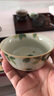 兮元记草木灰普洱茶杯手绘陶瓷主人杯单杯个人大号品茗杯茶建盏功夫茶具 草木灰手绘桂花主人杯-简装 实拍图