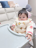 G.DUCK KIDS小黄鸭棉马甲儿童男童女童秋冬季中小童宝宝坎肩加厚打底保暖背心 白色 90 （建议身高70-80cm宝宝） 实拍图