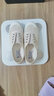 斯凯奇（Skechers）女平底鞋夏季网面蕾丝透气鞋子女士时尚低帮113821 乳白色/OFWT 38 【正码正拍】 实拍图