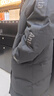 安踏（ANTA）速暖羽绒服 中长羽绒服女装冬季户外加厚防风保暖外套棉服上衣 【精致织带款】基础黑8902-4 L /女170 实拍图