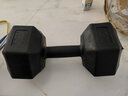 艾美仕（AiMeiShi）哑铃男士健身家用器材女练臂肌一对六角包胶亚玲10kg套装组合学生 7.5KG单只 实拍图