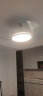 雷士（NVC）吊扇灯风扇灯隐形客餐厅高显指高亮大瓦数三色光轻奢金边42寸60瓦 实拍图