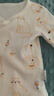 童泰婴儿连体衣新生儿衣服包屁衣春秋纯棉宝宝长袖爬服2件装卡其 66cm 实拍图