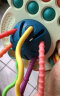 丹米琦婴幼儿抽抽乐早教玩具手指章鱼飞碟拉拉乐0-1岁训练手指灵活抓握 实拍图