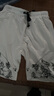 啄木鸟短袖T恤男士套装夏季潮流印花大码休闲短裤运动两件套男装衣服  0815白色 L （120-145斤） 实拍图