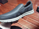 斯凯奇（Skechers）男鞋休闲商务鞋秋季一脚蹬厚底板鞋软底舒适乐福鞋豆豆鞋77157 实拍图