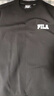 FILA 斐乐官方男子套头卫衣秋新款时尚休闲宽松针织长袖上衣 正黑色-BK XL 实拍图