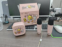 B.Duck话筒音响一体麦克风k歌音箱六一儿童节礼物玩具带声卡无线蓝牙男女孩生日礼盒ktv音响套装KM-20粉 实拍图