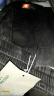 NASA MARVEL官方联名休闲男裤夏秋新款运动休闲舒适亲肤潮流学生不起球宽松 黑色束口 L（110斤-125斤） 实拍图