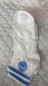 南极人袜子女船袜春秋季韩版条纹透气短袜浅口低帮运动袜 白色笑脸女船-随机1双装 实拍图