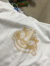 真维斯国潮纯棉t恤男长袖200g重磅醒狮宽松大码打底衫男生百搭上衣 实拍图