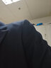 雅鹿毛呢大衣男士中长款风衣男商务休闲呢子大衣加厚爸爸装 黑色175 实拍图