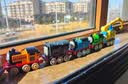 【8成新】托马斯和朋友（THOMAS&FRIENDS）小火车儿童男孩玩具 轨道大师系列之收藏款电动火车（随机发货一款）HFX92   实拍图