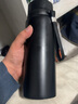 名锐（MINGRUI）保温杯定制刻字退休寿宴礼品比赛活动奖品留念纪念车间员工水杯子 黑色【关注+杯刷】 750ml 晒单实拍图