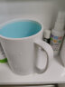 茶花 漱口杯 簌刷牙杯子马克杯 牙刷杯牙缸 洗漱杯水杯 1只装 白色 实拍图