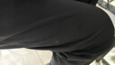 回力（Warrior）休闲裤男冬季加绒直筒阔腿裤子男运动卫裤男保暖长裤男裤 黑色2XL 实拍图
