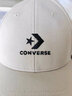 匡威（Converse） 官方刺绣棉质简约可调节经典款复古棒球帽10022130 10022130-A02/白色 均码 实拍图