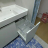 科勒（KOHLER）希尔维落地式卫生间陶瓷一体化台盆挂墙洗衣柜洗衣池浴室柜套装 柜体+防雾镜柜+抽拉龙头-90cm 实拍图