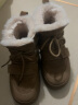 百丽厚底舒适雪地靴女商场同款羊毛加绒短靴A4F1DDD3 黄色 37 实拍图