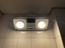 志高（CHIGO）壁挂式浴霸卫生间免打孔取暖灯暖风暖一体防水防爆灯泡浴室 按键款+灯暖+风暖+（白泡） 实拍图