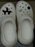 crocs檀健次推荐款经典泡芙洞洞鞋|207521 白色-100 39(240mm) 实拍图