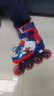 迪士尼（Disney）轮滑鞋儿童溜冰鞋男女童滑冰鞋初学可调直排蜘蛛侠旱冰鞋送礼物 实拍图