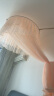 维美诗免安装蚊帐家用卧室2023新款上下床升降支架圆顶吊顶式儿童1.5米 杏色 1.8m床 实拍图