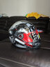 LS2摩托车头盔男女全盔四季赛车防雾3C跑盔卡丁车四季安全帽FF358 灰-狼狼图腾(赠防雾贴+头套) XXL(建议59-60头围） 实拍图