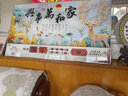 康巴丝（Compas）数码万年历2026款卫星自动对时万年历钟客厅电子挂钟夜光日历表 冰晶-平安家和 37英寸冰晶款95*55厘米 实拍图