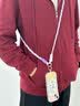 世韩 手机挂绳挂脖手腕斜挎可背贴片防丢车钥匙学生卡套带男u盘工作牌女苹果华为壳夹片链背贴吊坠垫片 实拍图
