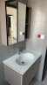 惠达（HUIDA）惠达卫浴1560轻奢浴室柜洗手盆卫生间家用一体洗漱台组合 纸抽+普通镜柜+龙头 晒单实拍图