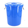 冰禹 BY-7513 大号加厚塑料圆桶 圆形收纳桶 大容量水桶垃圾桶 160L蓝色无盖 实拍图