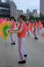 SANBF 扇子舞蹈扇跳舞表演道具儿童扭秧歌古典双面广场舞一对左右手 18骨飘20绿黄玫1对 实拍图
