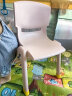 好尔塑料凳子加厚板凳可叠摞靠背椅宝宝餐椅塑料椅子家用小凳子绿30cm 晒单实拍图