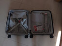 爱华仕行李箱20可登机女生拉杆箱大容量24寸旅行箱学生密码箱旅游皮箱子 【青春版】黑色 20英寸 （+20%容量）登机箱 实拍图