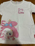 真维斯儿童纯棉短袖t恤男童舒适透气中大童夏季上衣女童半袖夏装 白 趴趴乐蒂X_比耶美蒂 130 实拍图