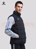 卡尔美（KELME）秋冬运动棉衣男足球训练棉马甲休闲保暖防寒背心棉服棉袄 黑色(爪子logo) XL 实拍图
