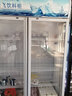 新飞（frestec）展示柜冷藏酒水饮料冰柜双开门商用冷柜水果蛋糕冷藏保鲜柜超市直冷玻璃门大容量便利店立式啤酒柜 双门红黑900L【经济直冷】 实拍图