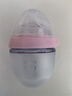 可么多么（como tomo）婴儿新生儿宽口径硅胶奶瓶 仿母乳防胀气 (3-6月)粉色 250ml 实拍图