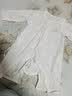 新生婴儿春秋衣服初生连体衣夏季薄款宝宝哈衣无骨和尚服夏天长袖 【烧花透气】樱花粉 59cm 码 8-13斤宝宝 实拍图