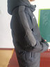 李宁 棉服男冬季长款加厚保暖过膝防风连帽外套羽绒服 黑色（棉服） XL 实拍图
