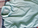 红豆莫代尔桑蚕丝短袖polo衫男夏季凉感透气男士polo翻领抑菌爸爸款 几何标-山岚绿L1 L 175/92A 实拍图