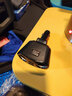 Kylie车载充电器一拖三快充头车载蓝牙MP3点烟器汽车转换插头usb 0010黑色折叠款数显65W闪充QC3.0 实拍图